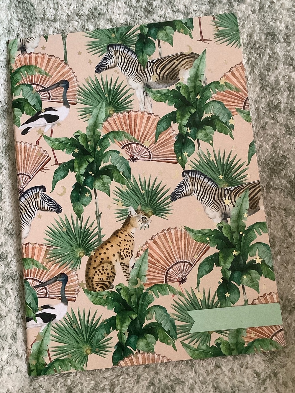 Stunning Tropical Animals and Plants Lined Pages Journal Notebook NWT 60 pages